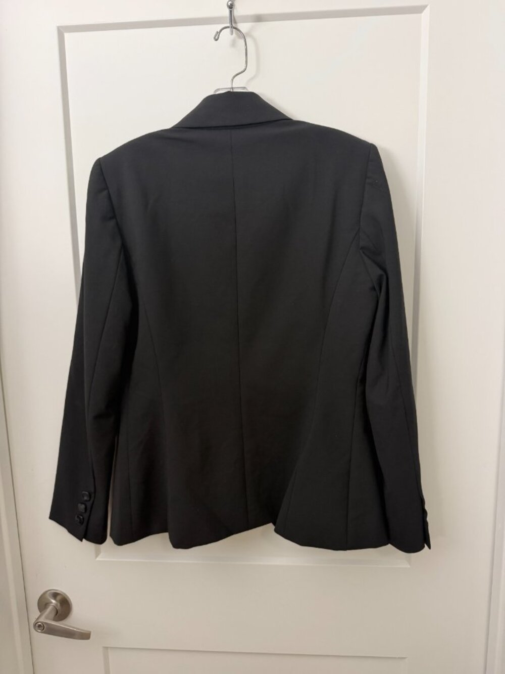 Antonio Melani Black Tailored Blazer Jacket Two-button Viscose Blend Sz 6 NWOT - Picture 4 of 7